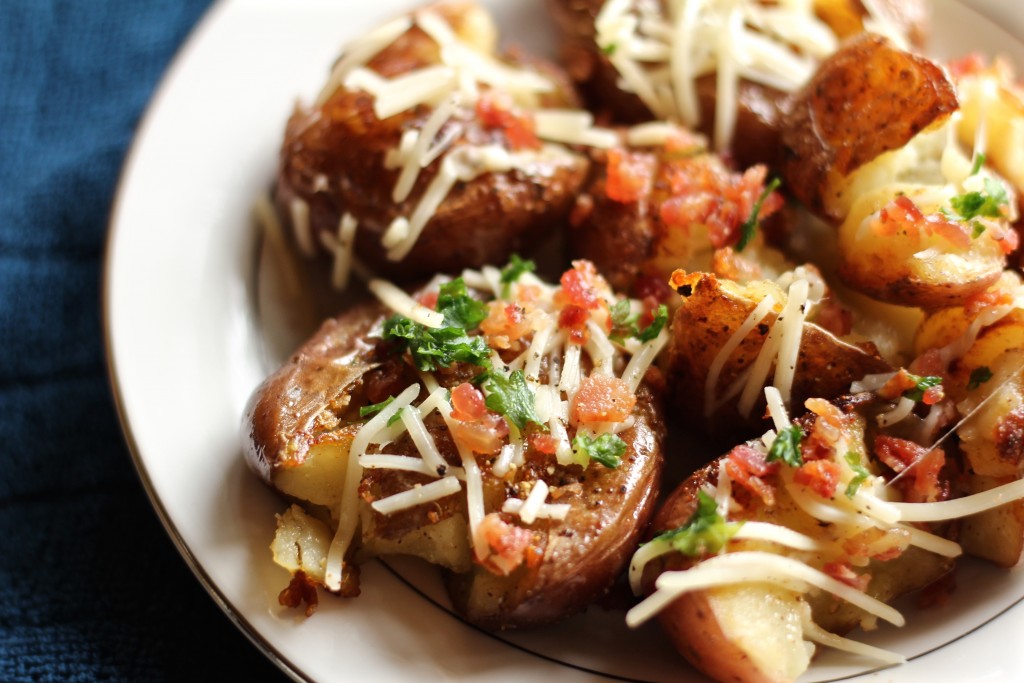 Fried Smashed Potatoes