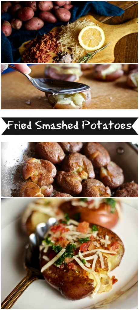 Fried Smashed Potatoes