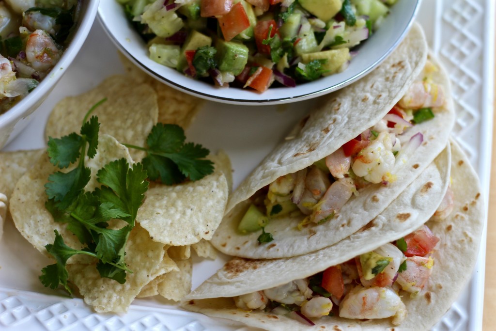 shrimp ceviche tacos