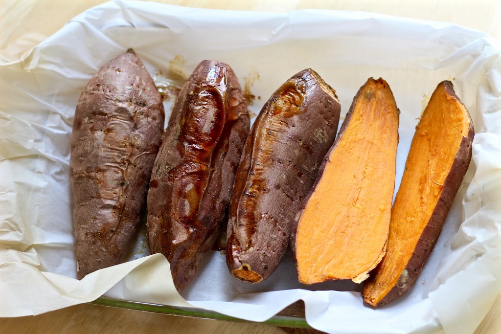 chicken stuffed sweet potato boats