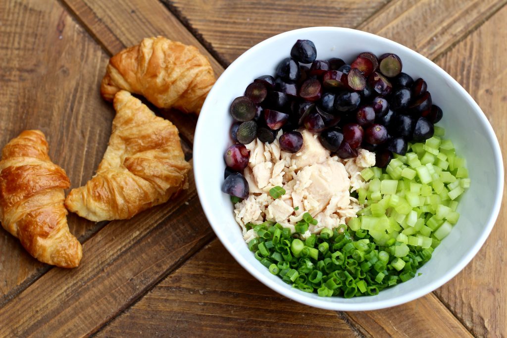 chicken salad croissants