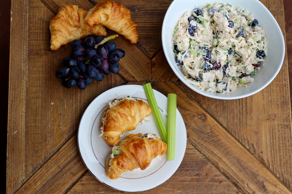 chicken salad croissants