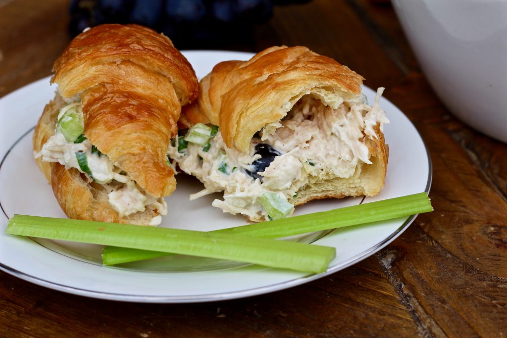 chicken salad croissants