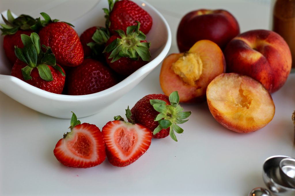 Rustic Strawberry Peach Galette