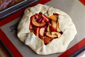 Rustic Strawberry Peach Galette