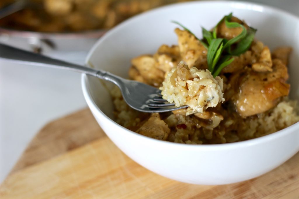 Thai green curry chicken