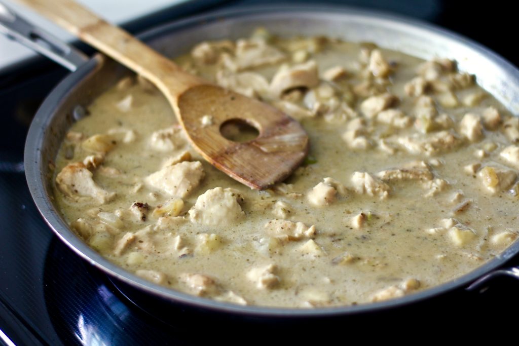 Thai green curry chicken