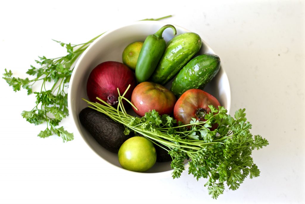 fresh cucumber avocado salsa