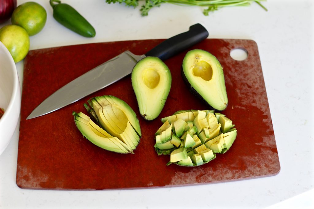 fresh cucumber avocado salsa