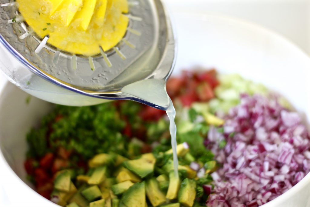 fresh cucumber avocado salsa