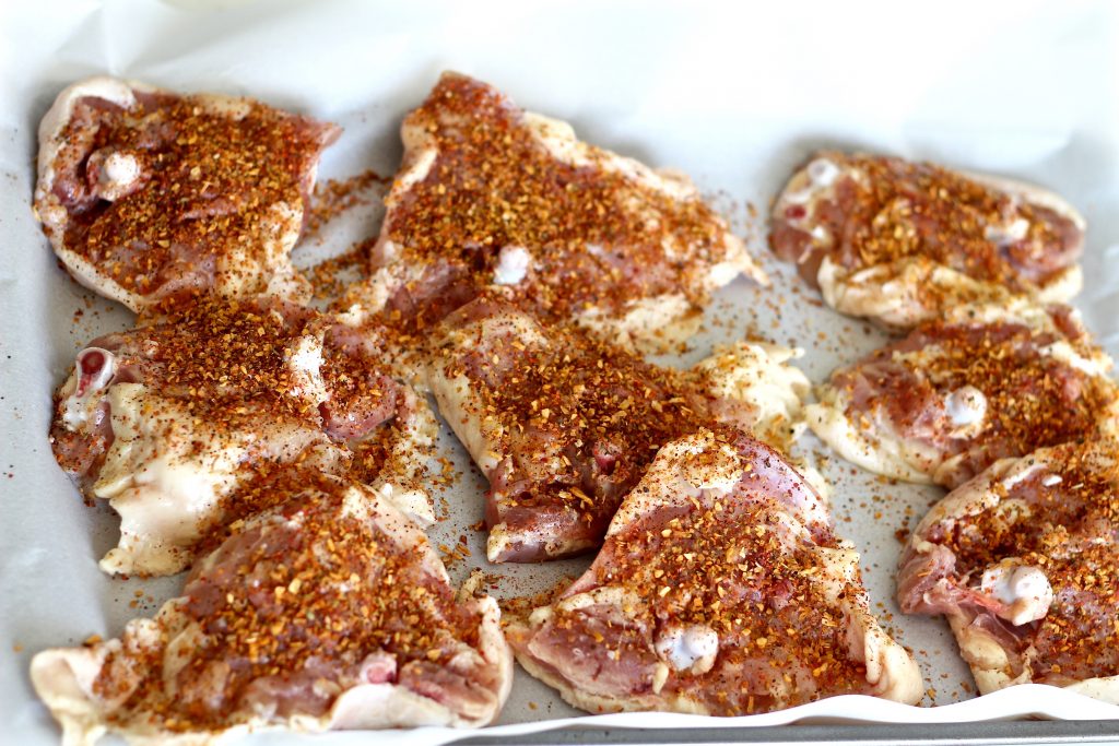 crispy baked chicken thighs