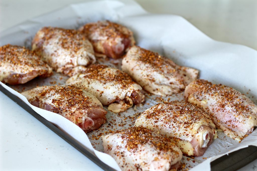 crispy baked chicken thighs