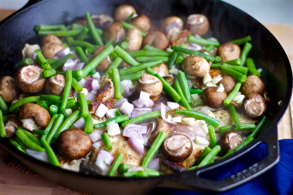 Lemon Chicken Veggie Skillet