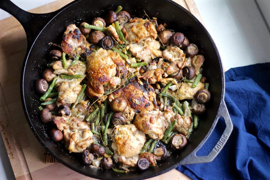 Lemon Chicken Veggie Skillet