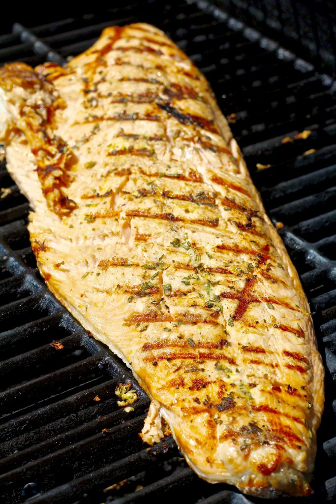 juicy grilled garlic rosemary salmon