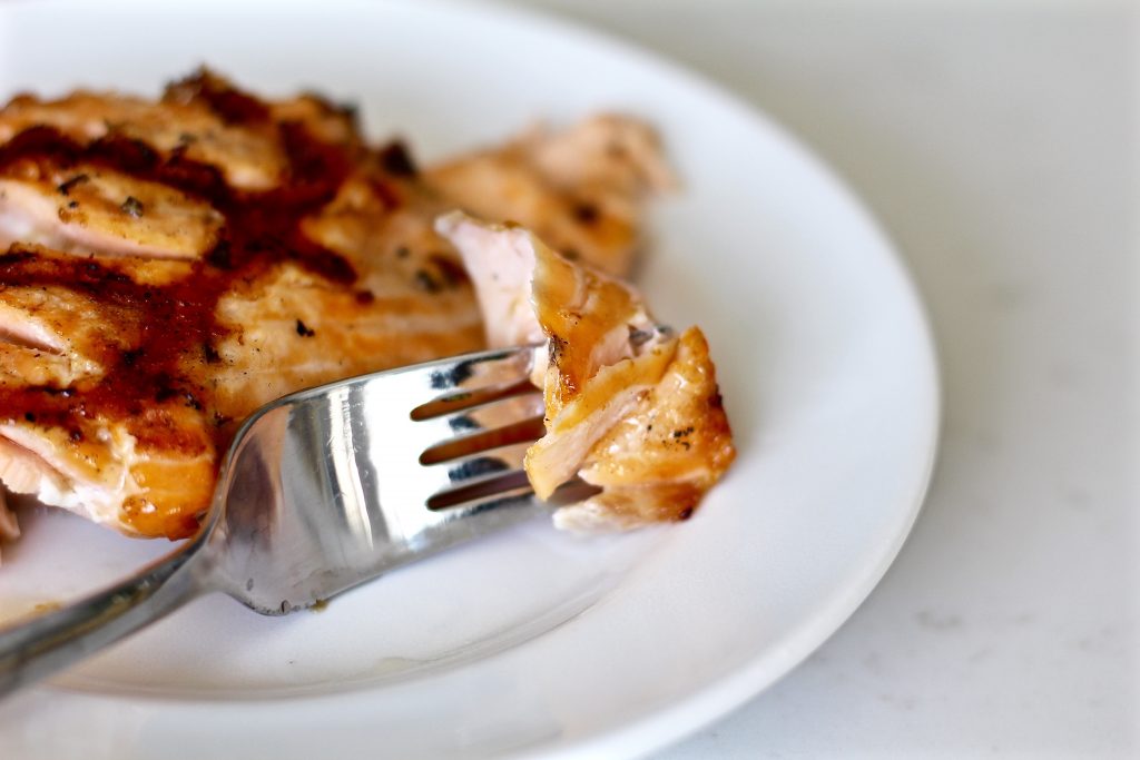 juicy grilled garlic rosemary salmon