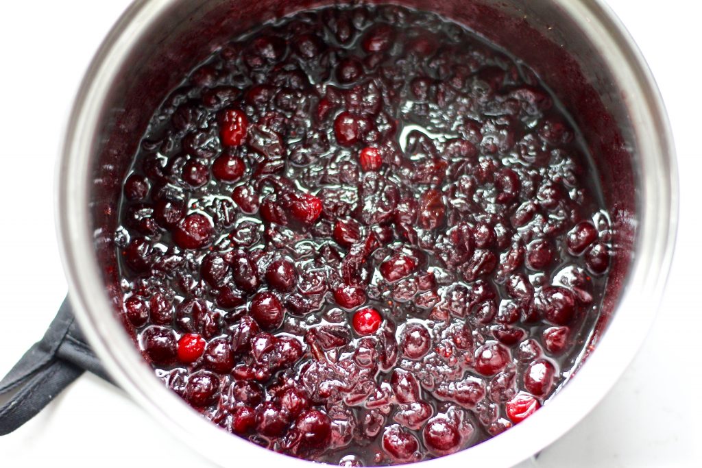 balsamic port homemade cranberry sauce