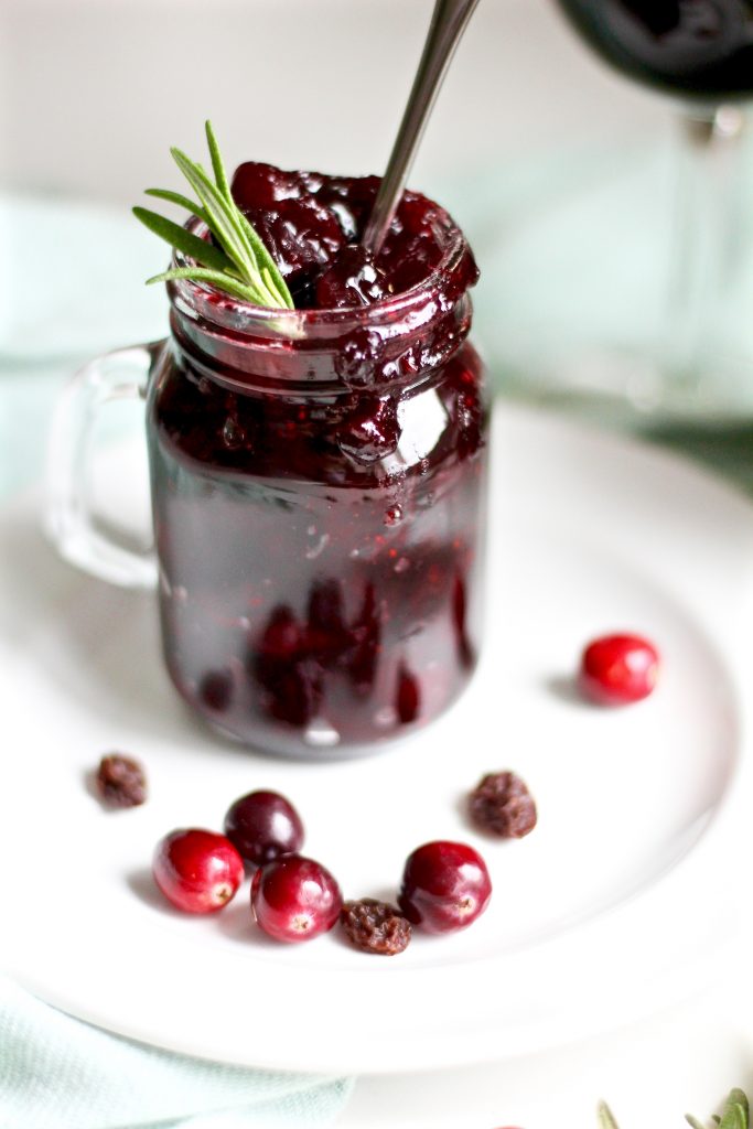 balsamic port homemade cranberry sauce