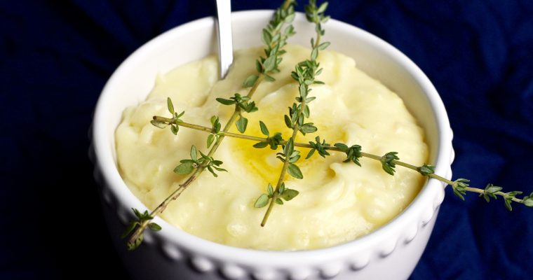 Creamy Garlic Mashed Potatoes W/ Secret Ingredient