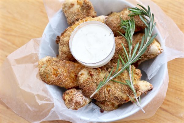 Battered And Baked Rosemary Chicken Tenders